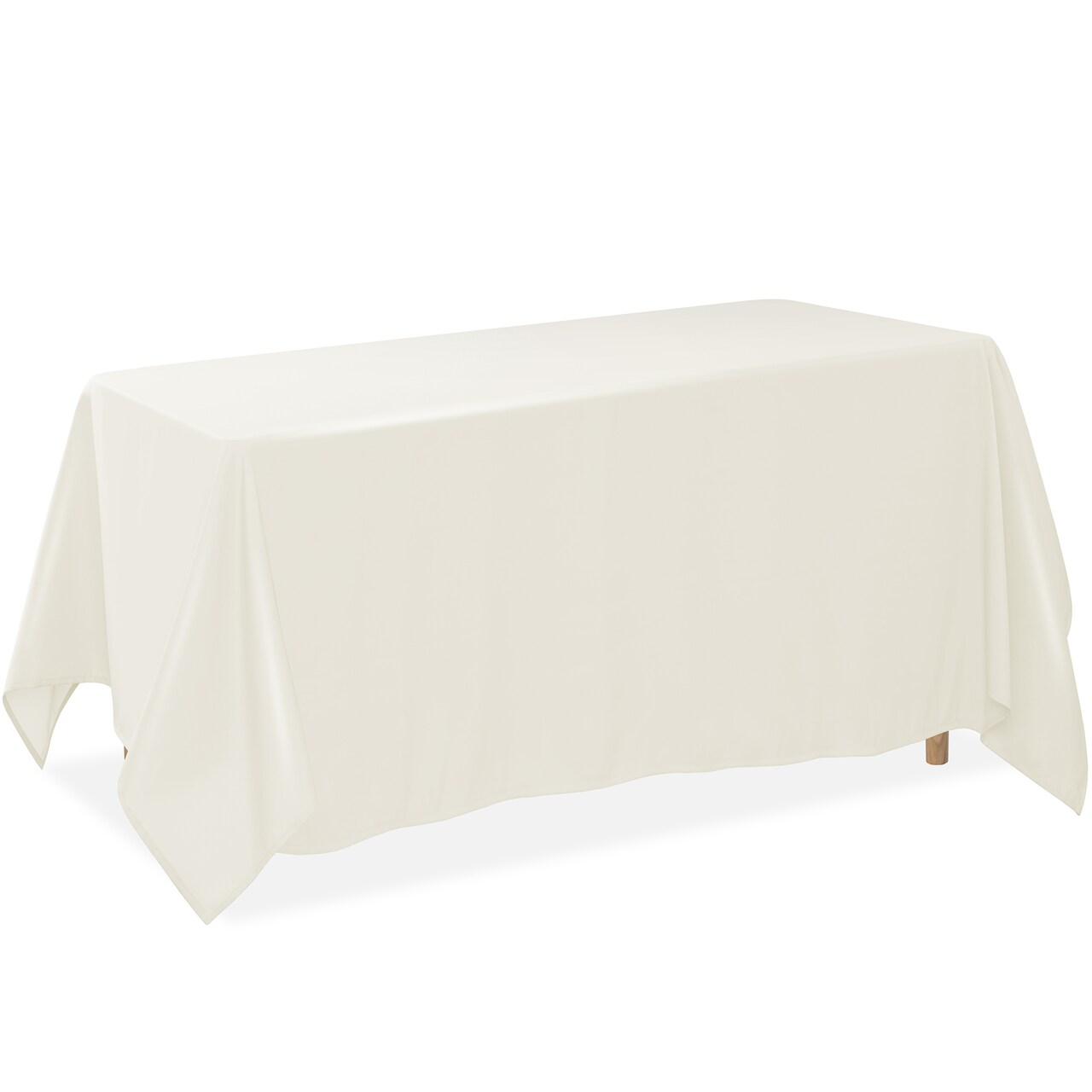 Lann's Linens Rectangular Tablecloths, Washable Polyester Fabric Table Cloths for Dining Tables, Parties, Restaurants, Weddings